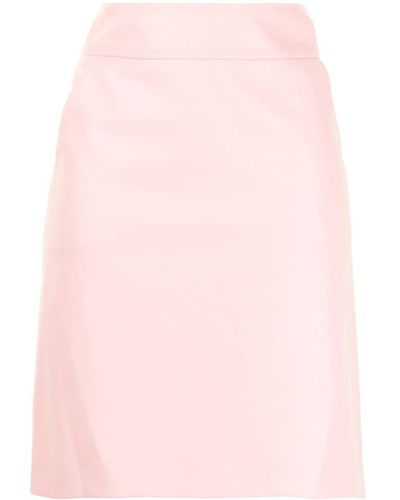 Paule Ka Above-knee Pencil Skirt - Pink