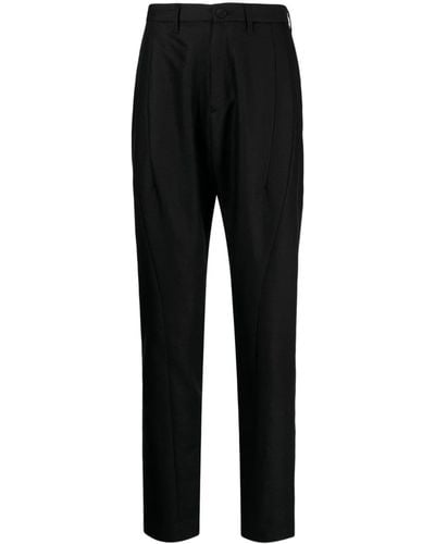 Julius Straight-leg Glittery Tailored Pants - Black