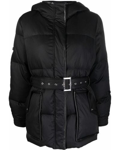 Max & Moi Hooded Padded Down Coat - Black