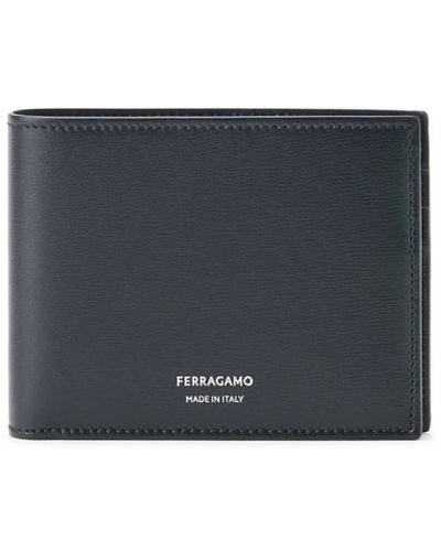 Ferragamo Classic 二つ折り財布 - ブルー