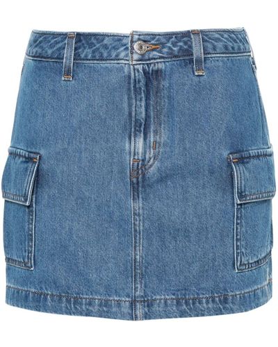 Levi's Jeansrock mit Cargotaschen - Blau