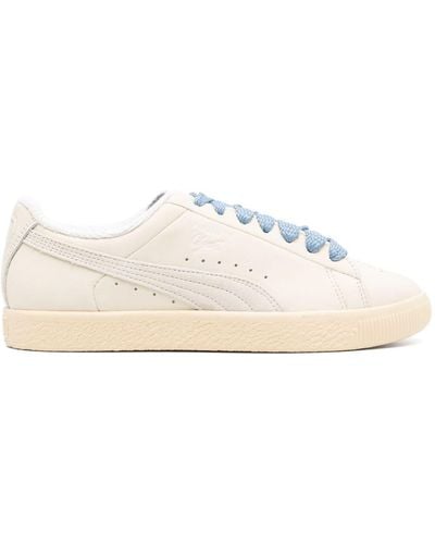 PUMA Clyde Basketball Nostalgia leather sneakers - Weiß
