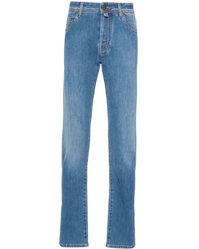 Jacob Cohen Mid-rise Slim-fit Jeans - Blue