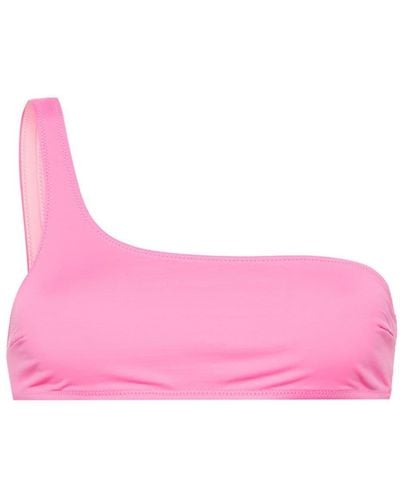 Mc2 Saint Barth Celestine One-shoulder Bikini Top - Pink