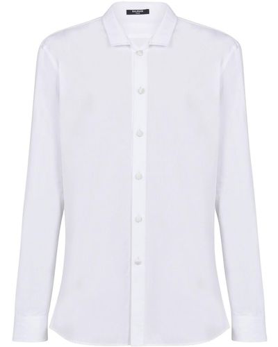 Balmain Camisa de manga larga - Blanco