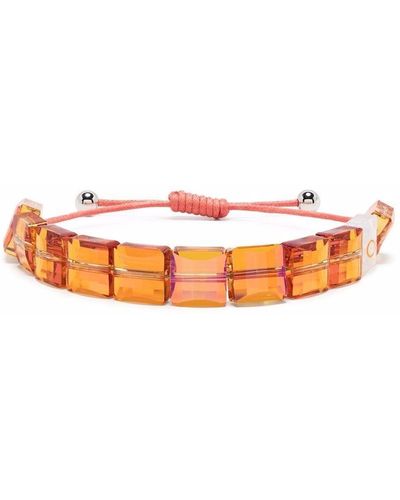 Swarovski Letra Infinity Armband - Orange