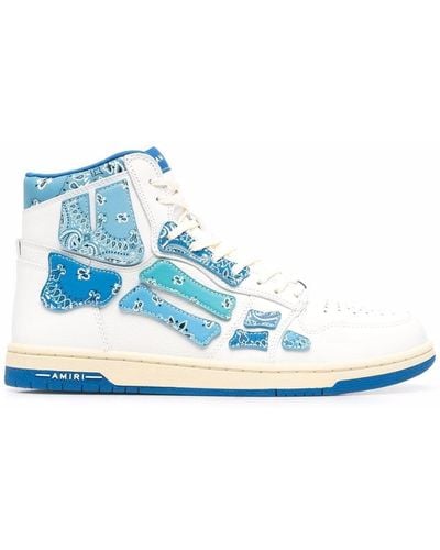 Amiri Skel High-top Sneakers - Blue