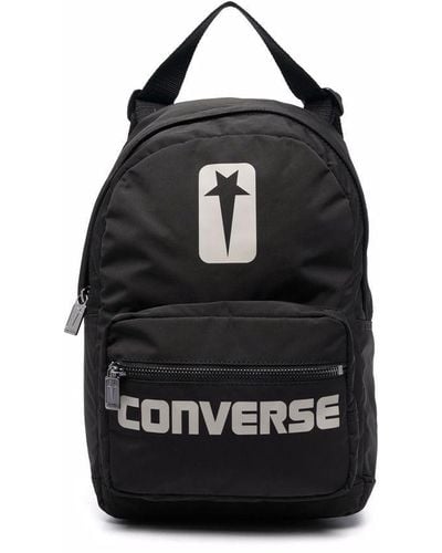 Rick Owens X Converse Logo-print Backpack - Black