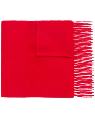 N.Peal Cashmere Woven Scarf - Rood