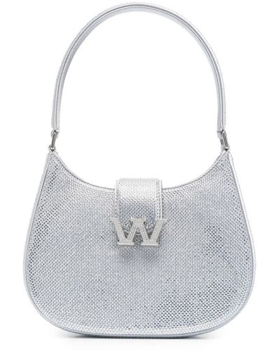 Alexander Wang W Legacy Crystal-embellished Bag - Gray