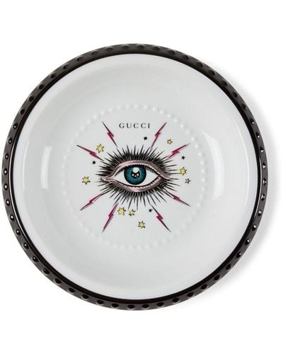 Gucci Piattino portaoggetti con decorazione Star Eye - Metallizzato