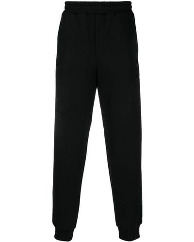 Helmut Lang Logo-print Cotton Track Trousers - Black
