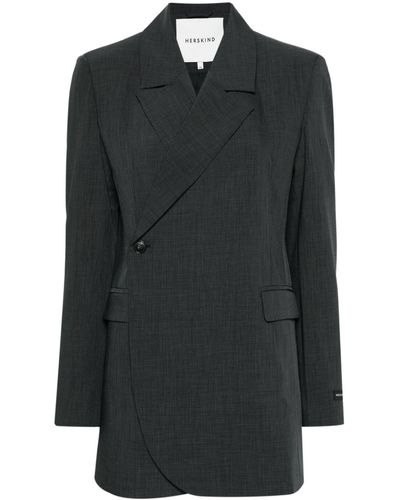 Herskind Lillith Double-breasted Blazer - Black