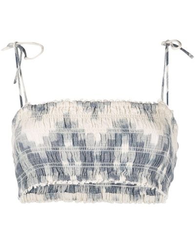 BOTEH Cropped Top - Blauw
