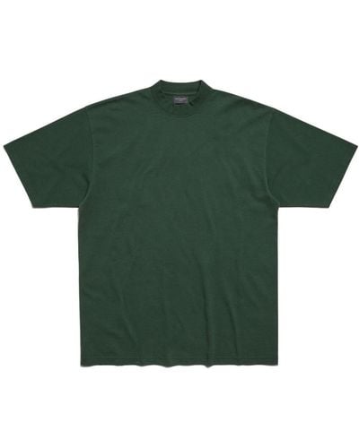 Balenciaga T-Shirt mit Rundhalsausschnitt - Grün