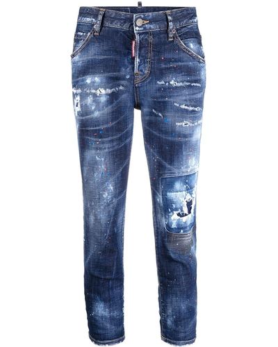 DSquared² Jeans mit geradem Bein - Blau