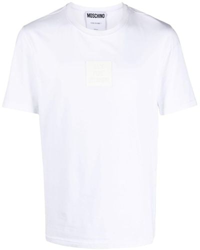 Moschino ロゴパッチ Tシャツ - ホワイト