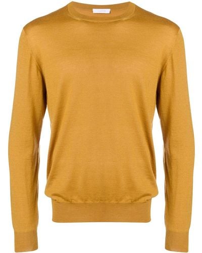 Cruciani Crew Neck Sweater - Yellow