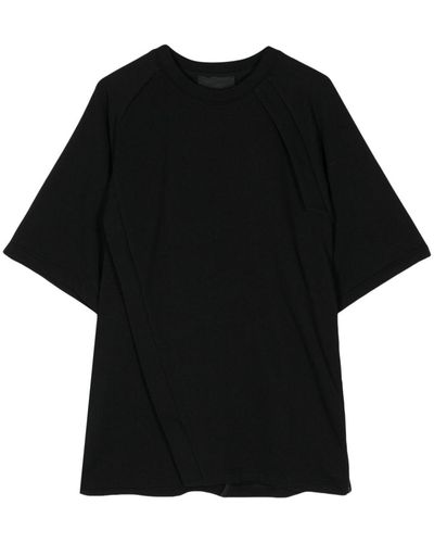 HELIOT EMIL Crew-neck Short-sleeve T-shirt - Black