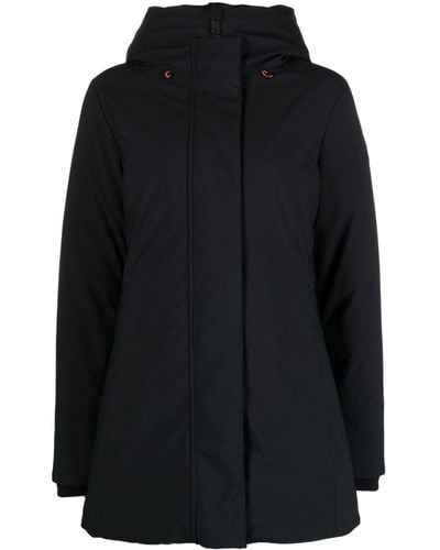 Save The Duck Lusa Padded Hooded Parka Coat - Black