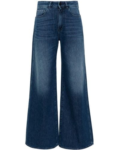 3x1 Kat Low-rise Wide-leg Jeans - Blue
