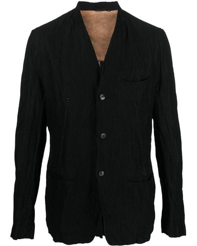 Masnada Blazer à en coton mélangé - Noir