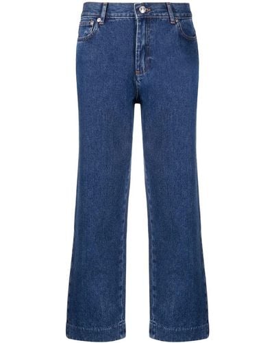 A.P.C. Straight Jeans - Blauw