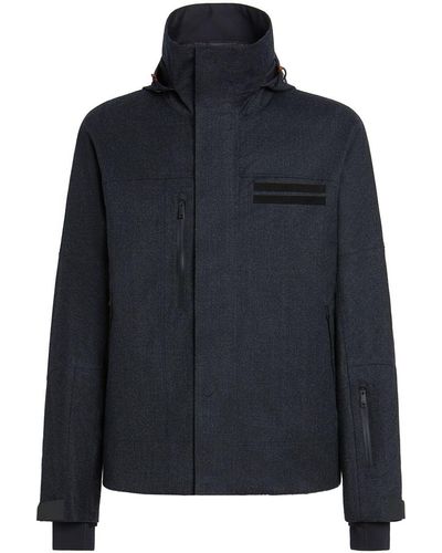 ZEGNA Techmerino wool ski jacket - Azul