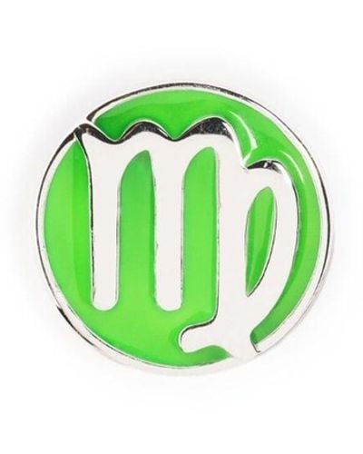 Maria Black Virgo Pop Coin Charm - Green
