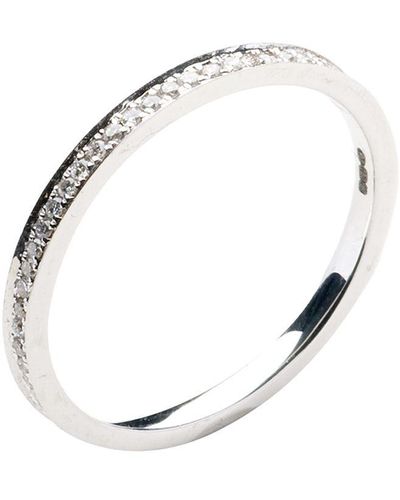 Annoushka 18kt White Gold Diamond Eclipse Eternity Ring - Metallic