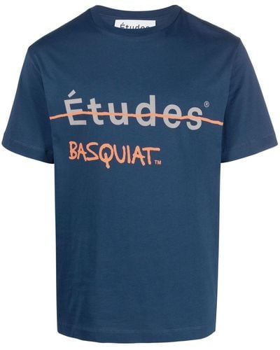 Etudes Studio X Jean-Michel Basquiat T-Shirt - Blau