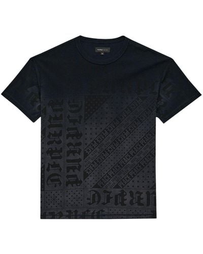 Purple Brand Logo-print Cotton T-shirt - Black