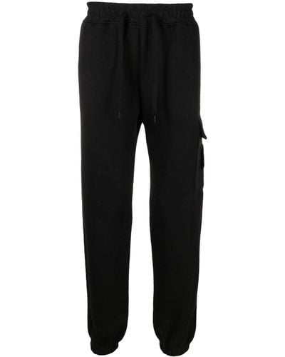 Mackage Drawstring-waist Cotton Blend Track Pants - Black