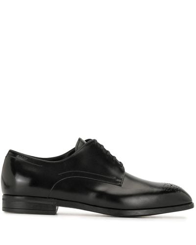 Bally Leather Derby Shoes - Black