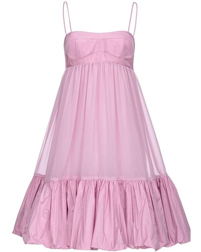 Pinko Vestido acampanado de corte imperio - Rosa