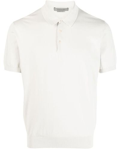 Corneliani Cotton Polo Shirt - White