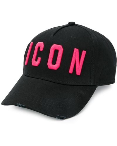 DSquared² Hats Black - Red