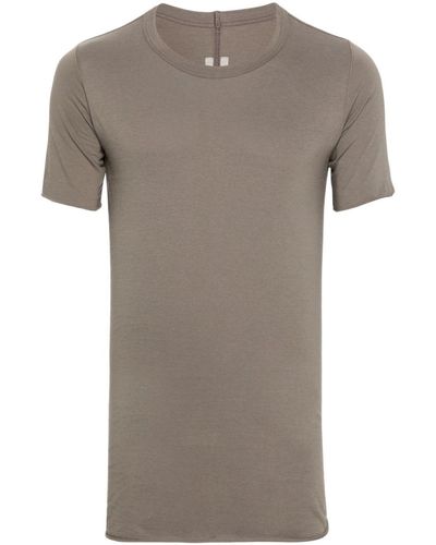 Rick Owens Basic Organic Cotton T-shirt - Gray