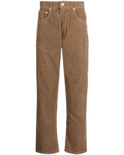 Chocoolate Straight-leg Corduroy Pants - Brown