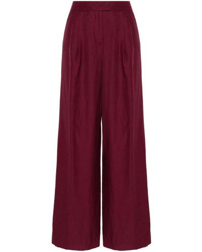 Dorothee Schumacher Summer Cruise Palazzo Trousers - Red