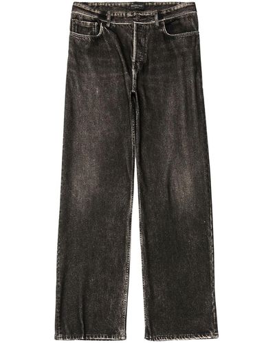 Balenciaga Mid Waist Jeans - Grijs