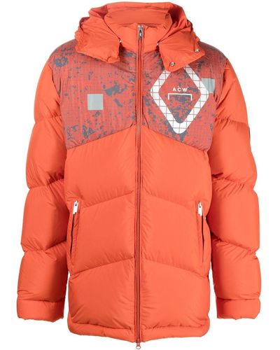 A_COLD_WALL* Hooded Padded Jacket - Orange