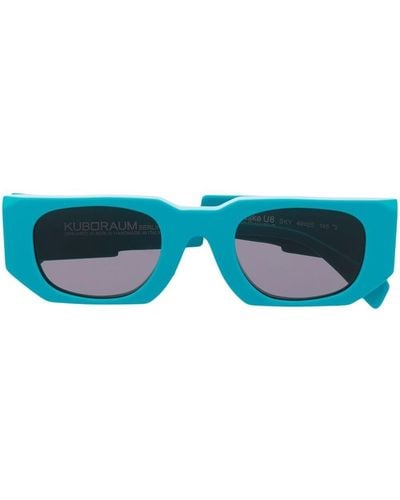 Kuboraum Gafas de sol U8 con montura rectangular - Azul