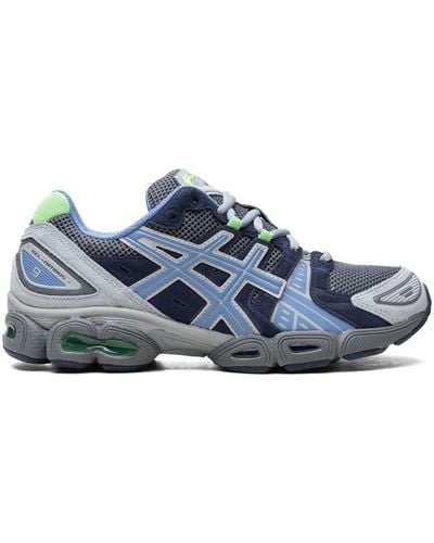 Asics Gel-nimbus 9 Paneled Sneakers - Blue