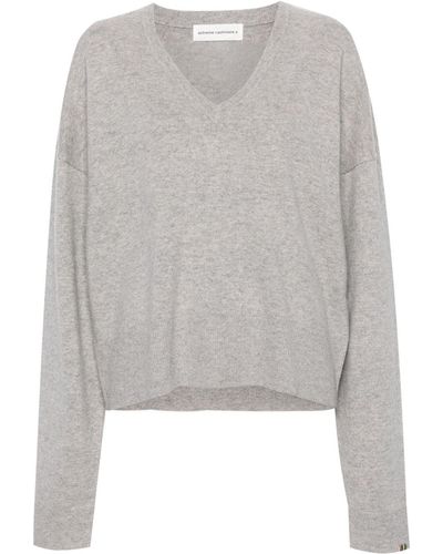 Extreme Cashmere No224 Clash Cashmere-blend Sweater - Gray