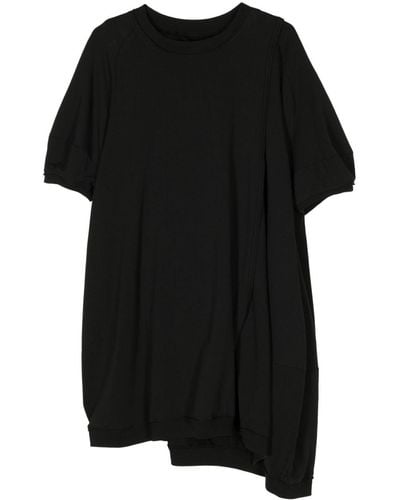 Rundholz Robe courte à coutures contrastantes - Noir