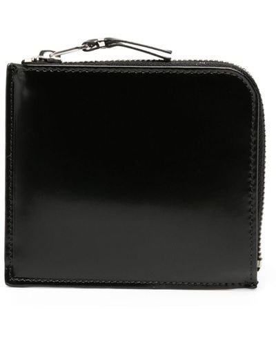 Comme des Garçons Mirror Inside Leather Wallet - Black