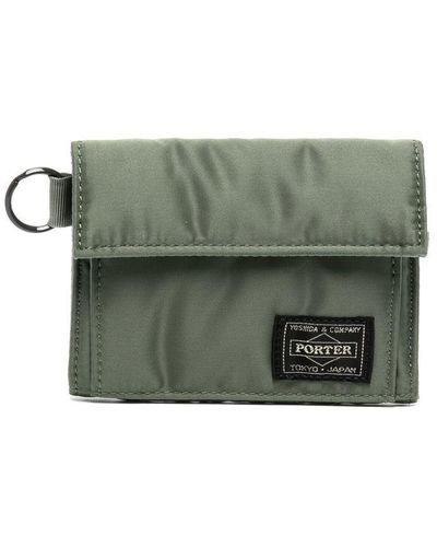 Porter-Yoshida and Co Tanker Touch-strap Wallet - Green