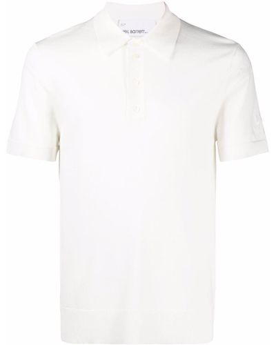 Neil Barrett ロゴボタン ポロシャツ - ホワイト