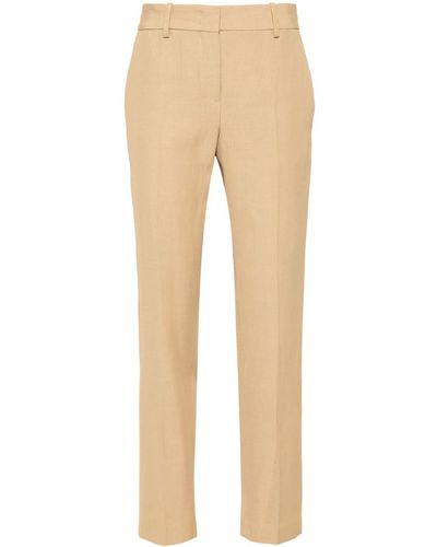 Ermanno Scervino Tapered tailored trousers - Natur